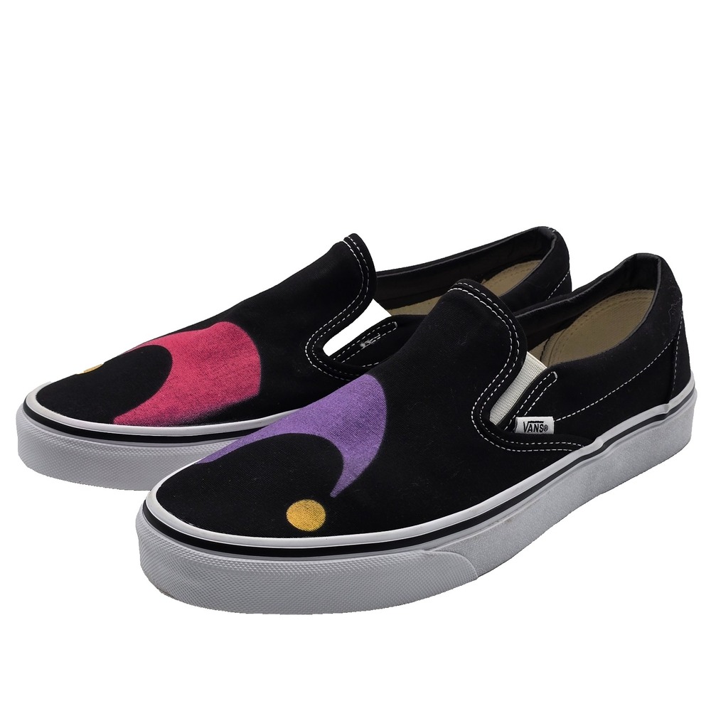 Vans Canvas Slip-On Sneakers Men's 10.5 Women's 12 Style 721565 Streetwear Skate